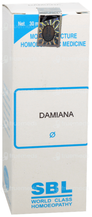Sbl Damiana Q Mother Tincture 30Ml